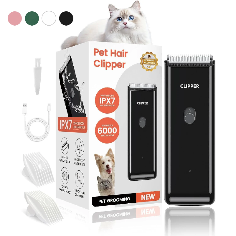 Cordless Dog Clippers Low Noise Grooming - Cordless Dog Clipper Rechargeable Pet Hair