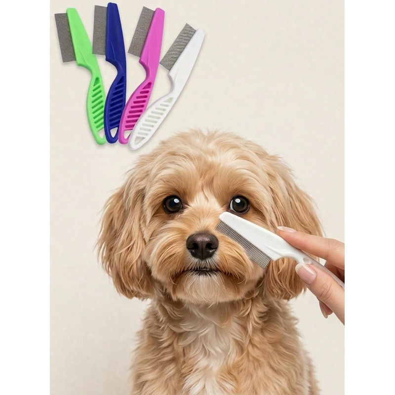 Flea Comb Fine Tooth Pet Tear Stain - Pet Tear Stain & Flea Comb