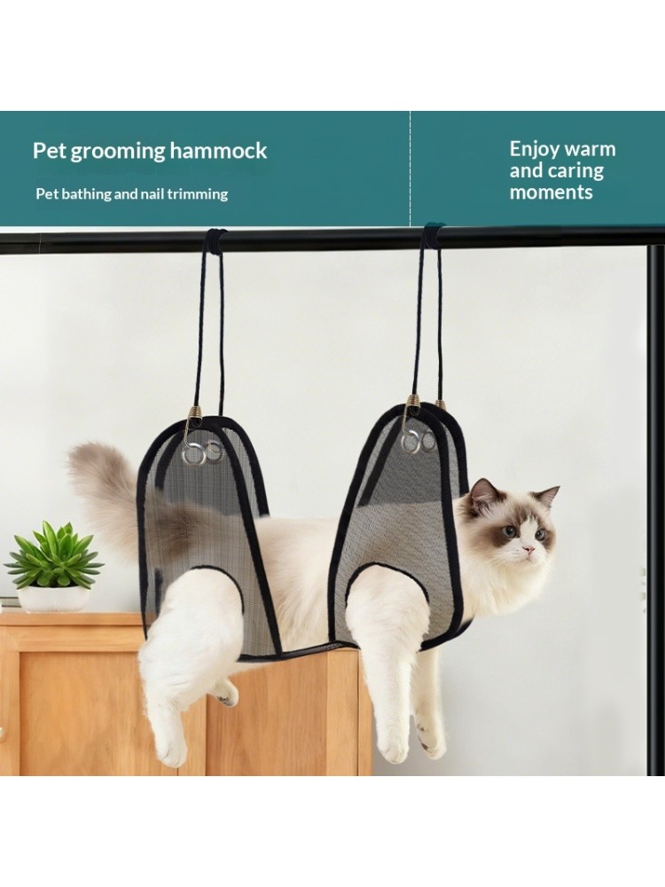 Pet Grooming Hammock Sling Restraint - Pet Grooming Hammock for Small Medium
