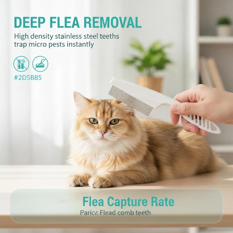 Flea Comb Fine Tooth Pet Tear Stain - Pet Tear Stain Flea Comb Fine