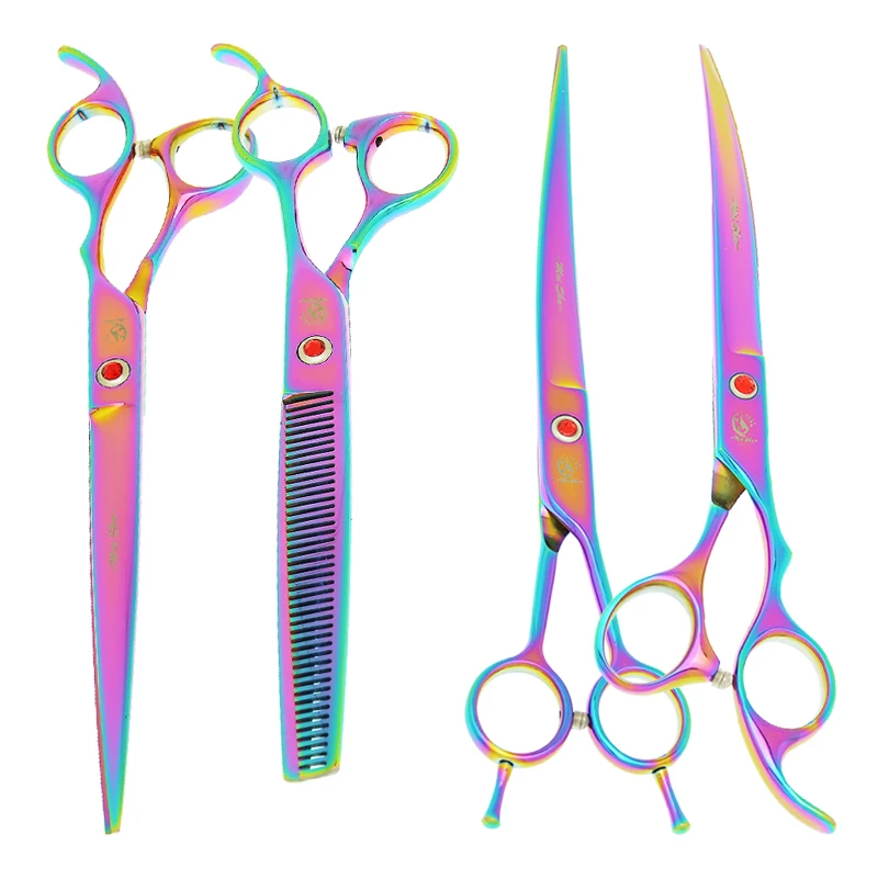 Professional Pet Grooming Scissors Curved - 8.0