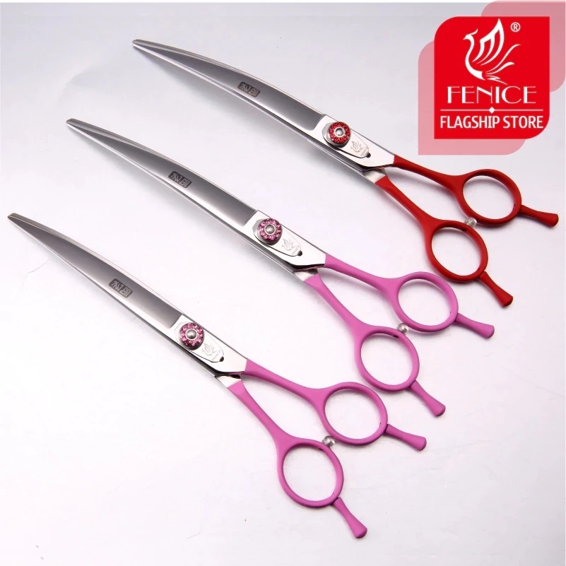 Fenice Professional JP440C Pet - огляд і ціна Professional Pet Grooming Scissors Curved