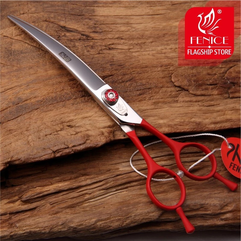 Fenice Professional JP440C Pet - огляд і ціна Professional Pet Grooming Scissors Curved