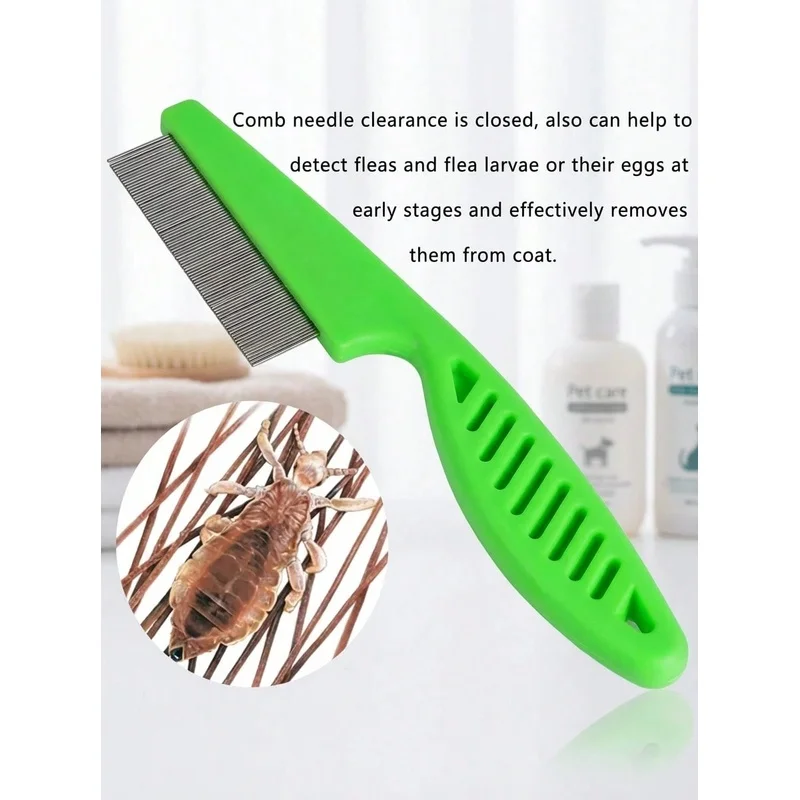 Fine Tooth Stainless Steel Pet - огляд і ціна Flea Comb Fine Tooth Pet Tear Stain