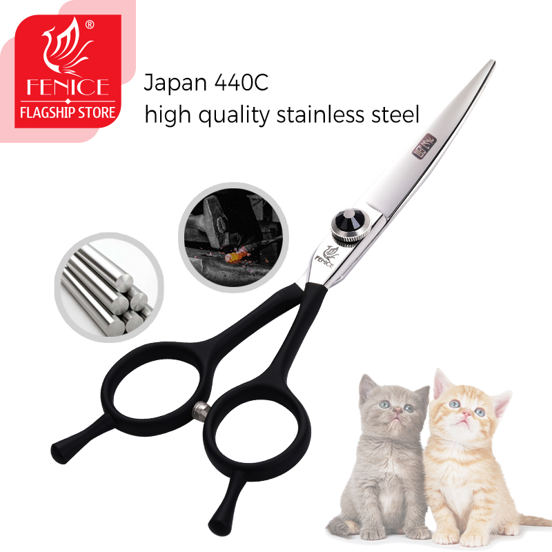 Fenice 5.5 inch Professional C - огляд і ціна Professional Pet Grooming Scissors Curved