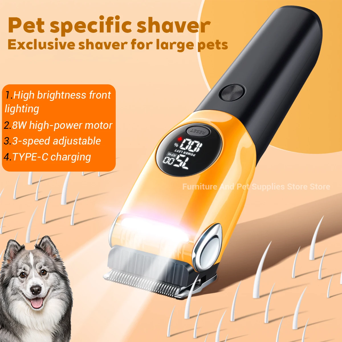 Electric Dogs Grooming Clipper - огляд і ціна Cordless Dog Clippers Low Noise Grooming