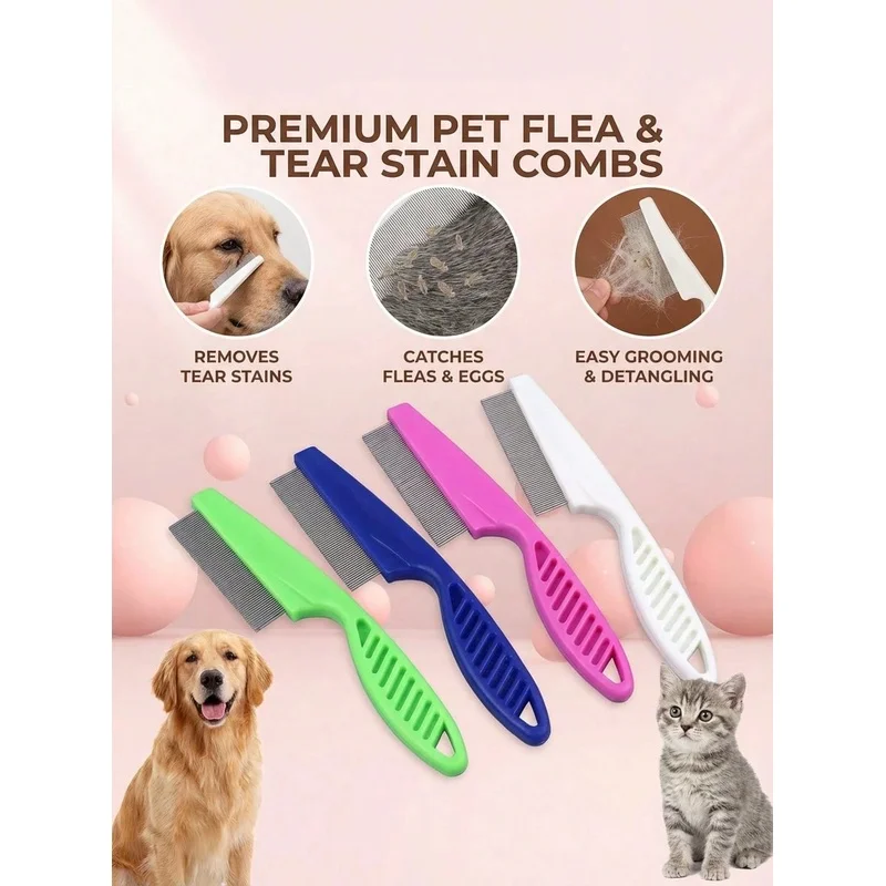 Pet Tear Stain & Flea Comb Fin - огляд і ціна Flea Comb Fine Tooth Pet Tear Stain