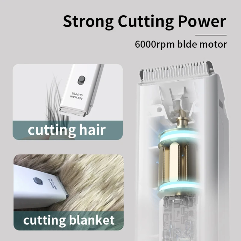 Cordless Dog Clipper Rechargea - огляд і ціна Cordless Dog Clippers Low Noise Grooming