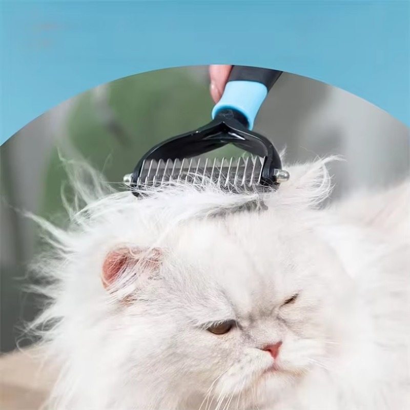 Professional Pet Deshedding Br - огляд і ціна Undercoat Rake Dematting Tool Dog Shedding