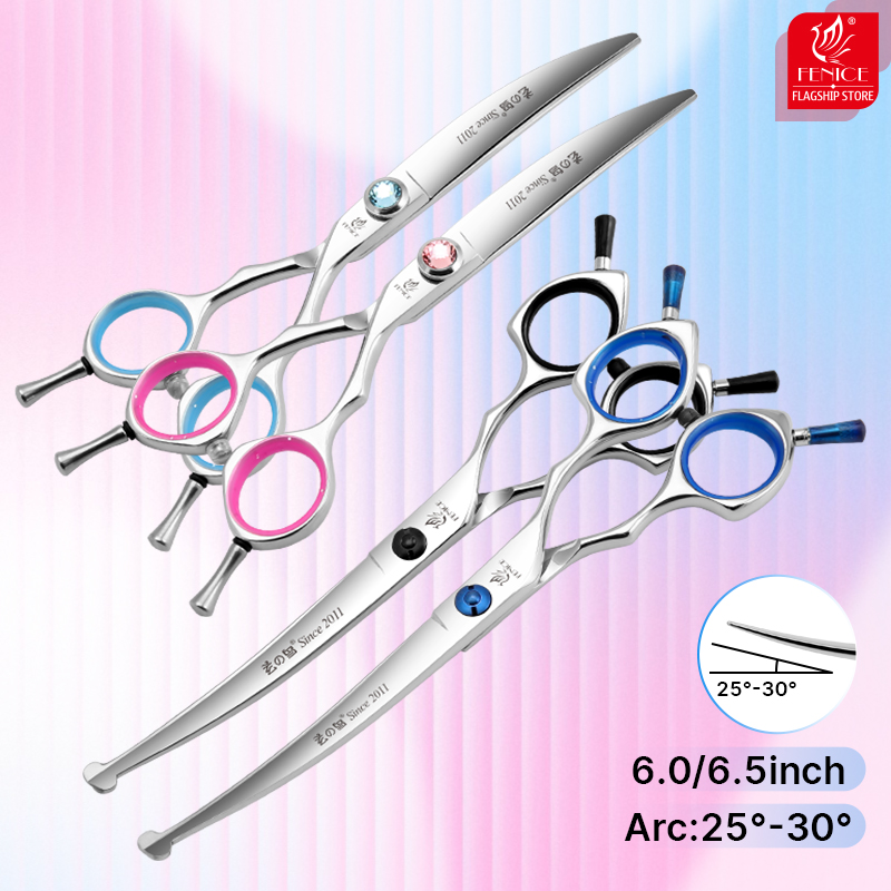 Fenice Professional Dog Groomi - огляд і ціна Professional Pet Grooming Scissors Curved