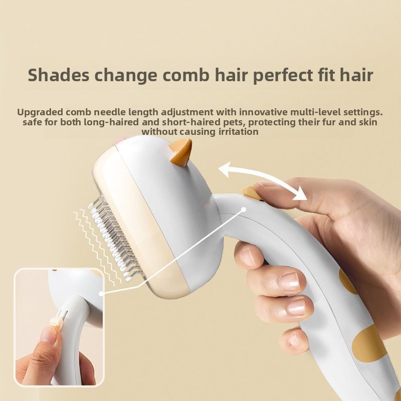 Pet Grooming Brush Stainless S - огляд і ціна Slicker Brush Self Cleaning Pet Grooming
