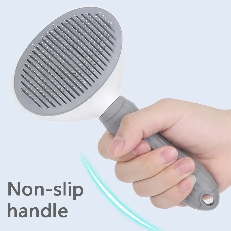 Self-Cleaning Pet Hair Removal - огляд і ціна Slicker Brush Self Cleaning Pet Grooming