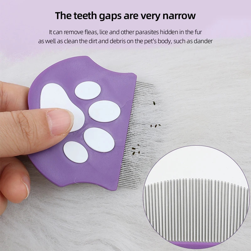 Pet Flea Comb for Cats Dogs Te - огляд і ціна Flea Comb Fine Tooth Pet Tear Stain