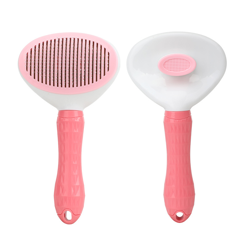 Cat Grooming Brush Self Cleani - огляд і ціна Slicker Brush Self Cleaning Pet Grooming