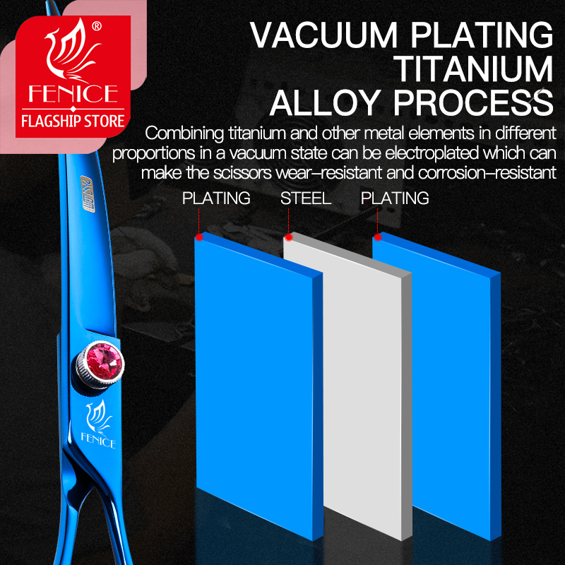 Fenice Professional Japan 440c - огляд і ціна Professional Pet Grooming Scissors Curved