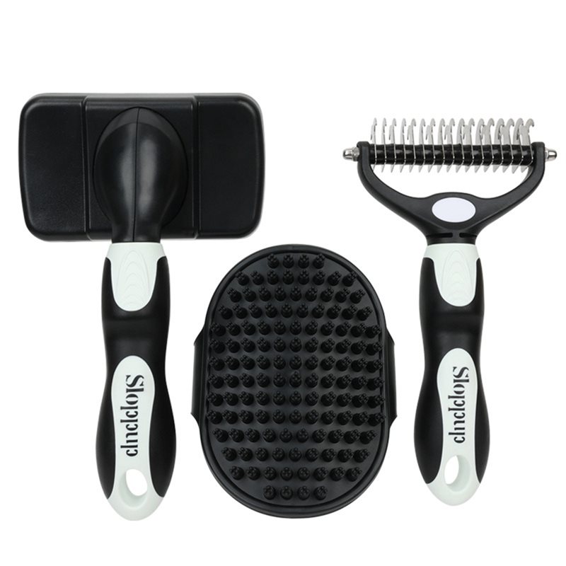 NEW HOT In Stock-Slicker Brush - огляд і ціна Slicker Brush Self Cleaning Pet Grooming