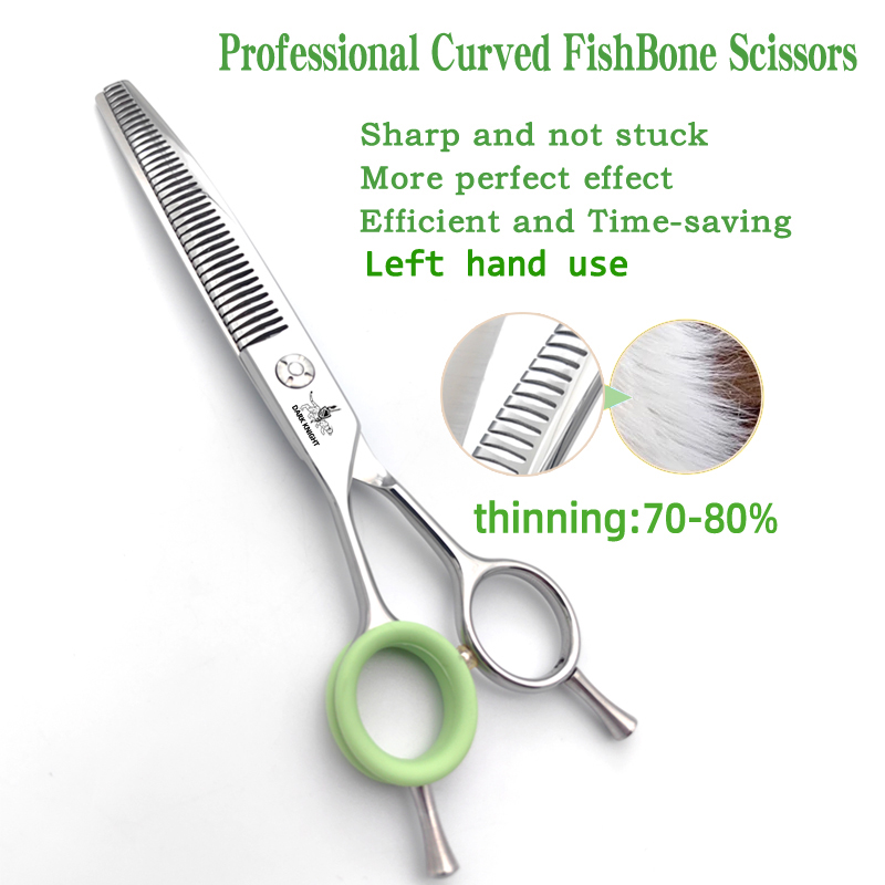 Professional Left Hand Pet Sci - огляд і ціна Professional Pet Grooming Scissors Curved