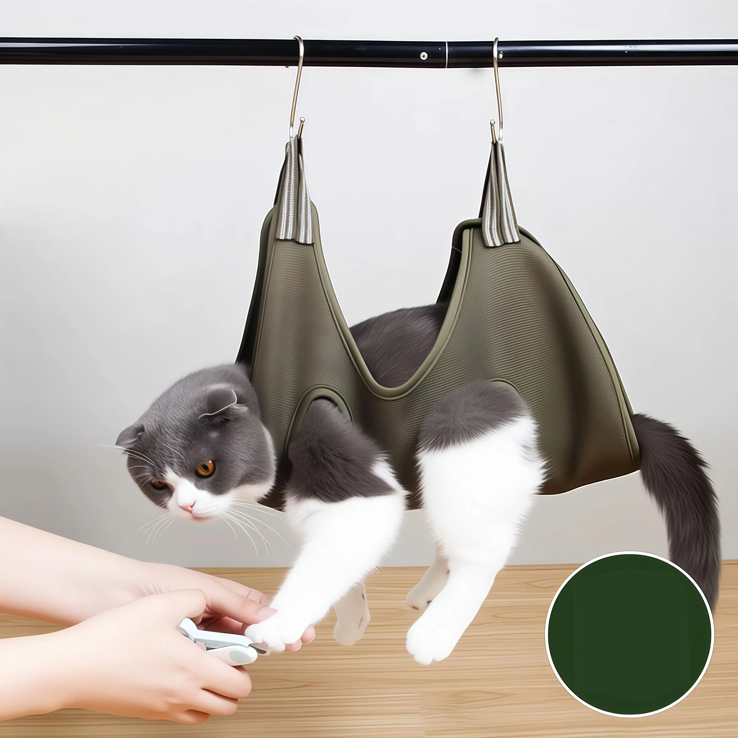 Cats Grooming Hammock Cat Dog  - огляд і ціна Pet Grooming Hammock Sling Restraint