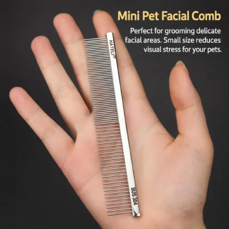 304 Stainless Steel Pet Groomi - огляд і ціна Flea Comb Fine Tooth Pet Tear Stain