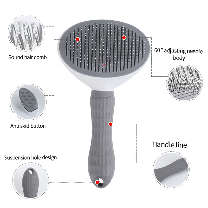 Pet One Button Self Cleaning S - огляд і ціна Slicker Brush Self Cleaning Pet Grooming