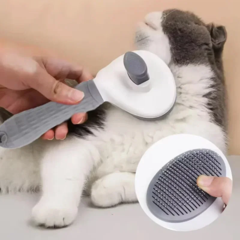 Self Cleaning Pet Slicker Brus - огляд і ціна Slicker Brush Self Cleaning Pet Grooming