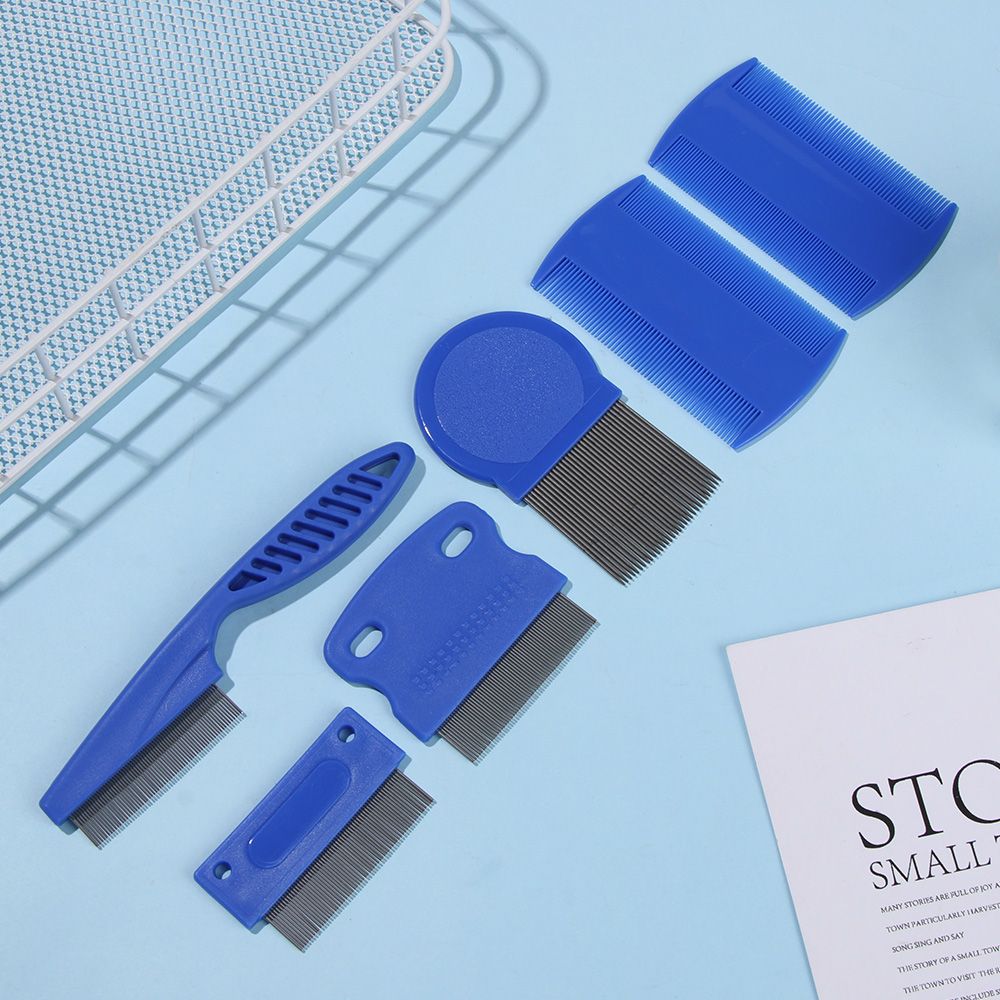 6 Pcs/set Stainless Steel Tear - огляд і ціна Flea Comb Fine Tooth Pet Tear Stain
