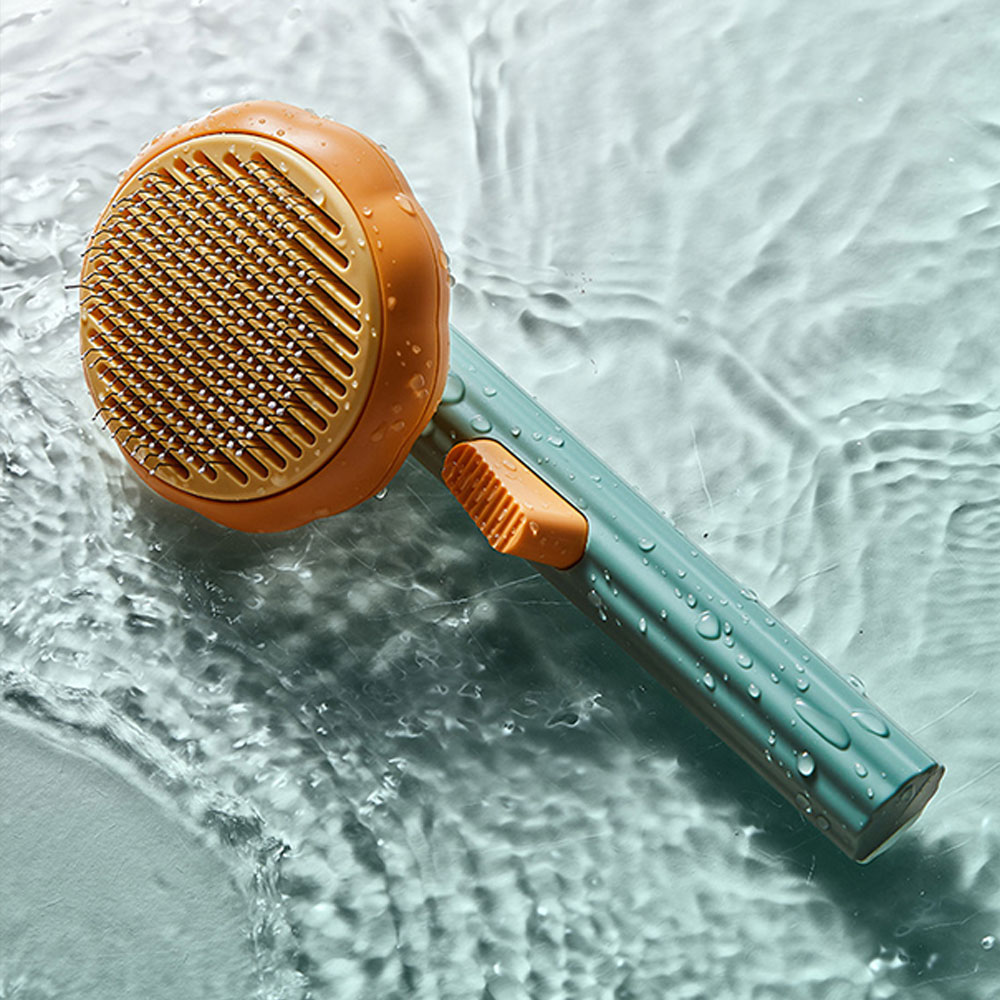 Pet Hair Removal Comb Cat Brus - огляд і ціна Slicker Brush Self Cleaning Pet Grooming