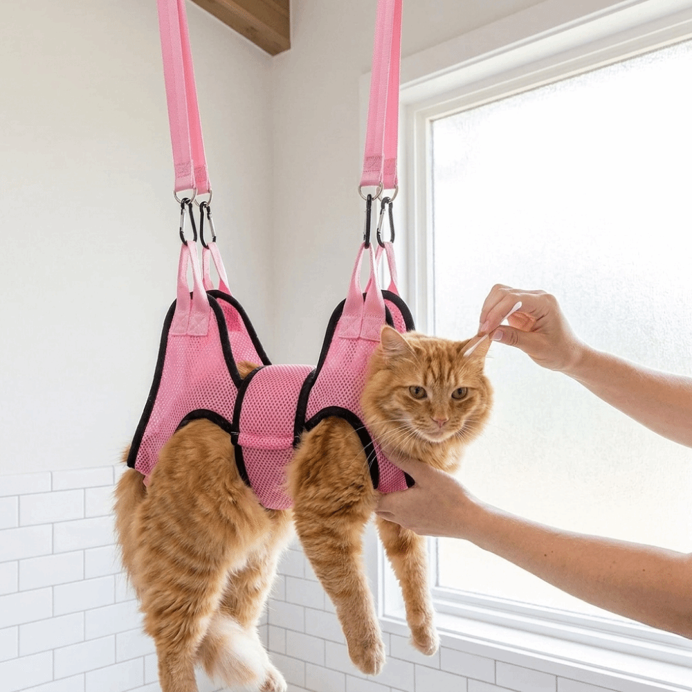 Adjustable Dog Grooming Hammoc - огляд і ціна Pet Grooming Hammock Sling Restraint