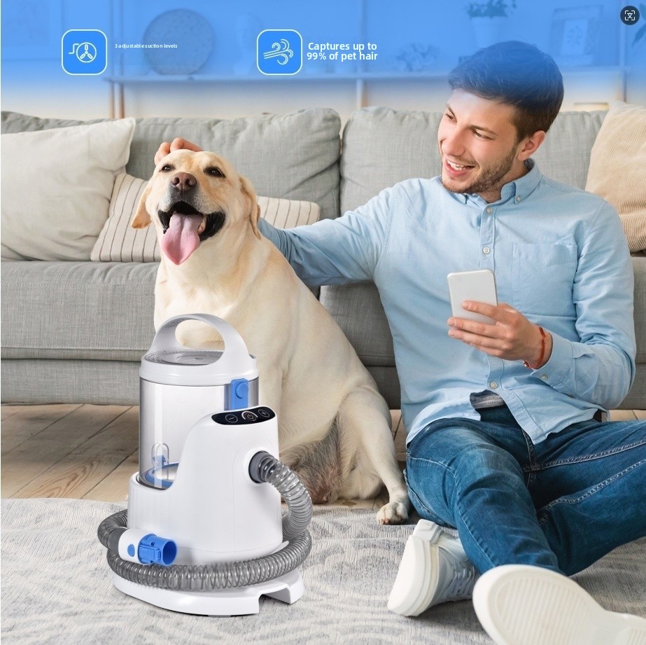 Multifunctional Pet Vacuum Cle - огляд і ціна Pet Grooming Vacuum Suction Kit 5 In 1