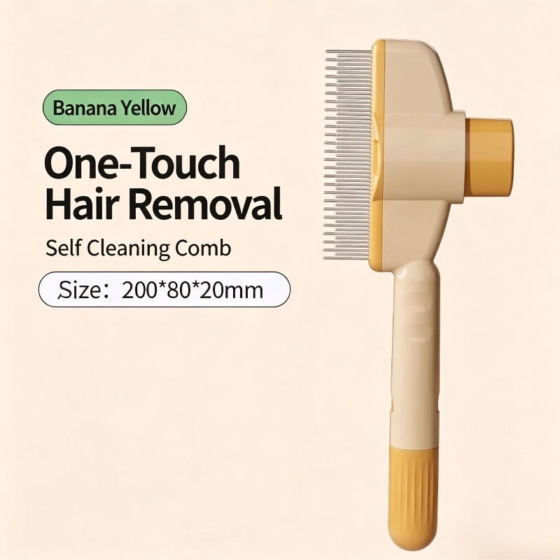 Pet Self Cleaning Slicker Brus - огляд і ціна Slicker Brush Self Cleaning Pet Grooming