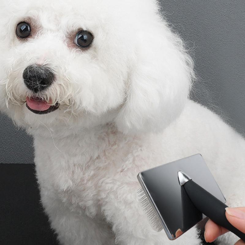 Dog Grooming Brush Pet Groomin - огляд і ціна Undercoat Rake Dematting Tool Dog Shedding