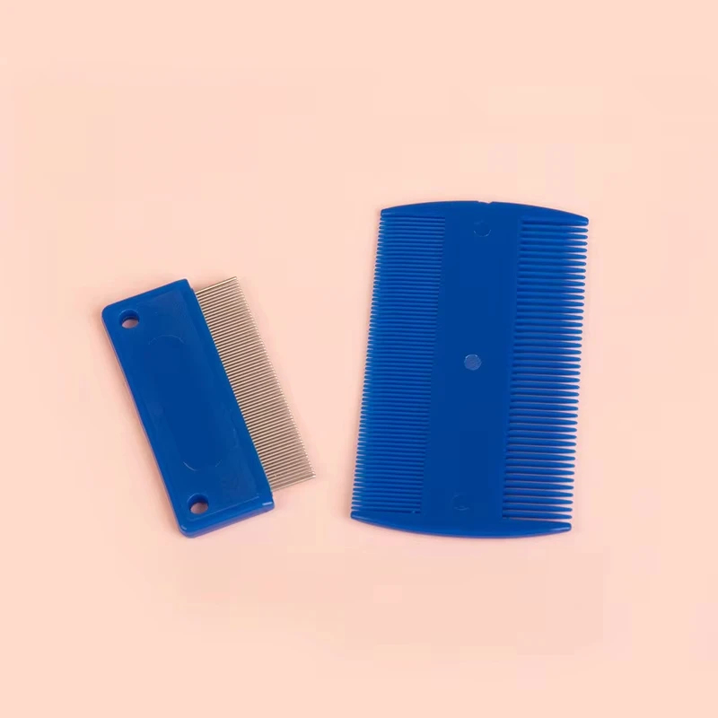 6Pcs/set Pet Flea Comb Stainle - огляд і ціна Flea Comb Fine Tooth Pet Tear Stain