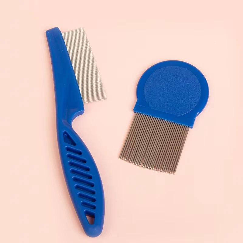 6Pcs/set Pet Flea Comb Stainle - огляд і ціна Flea Comb Fine Tooth Pet Tear Stain