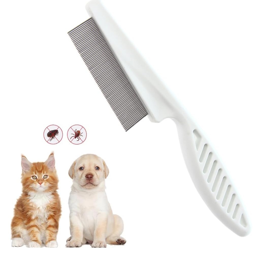 Flea Comb for Dogs and Cats Pe - огляд і ціна Flea Comb Fine Tooth Pet Tear Stain